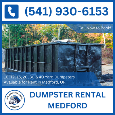 Reliable Dumpster Rental Service for Medford - Serving OR & Jackson County - DDD Dumpster Rental Medford