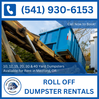 Roll-Off Dumpster Rental in Medford, Oregon and Jackson County - DDD Dumpster Rental Medford